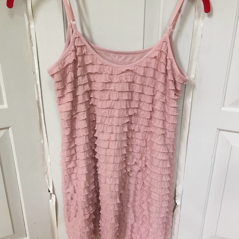 Free People Pink Ruffled Tank - Picture 13 of 14